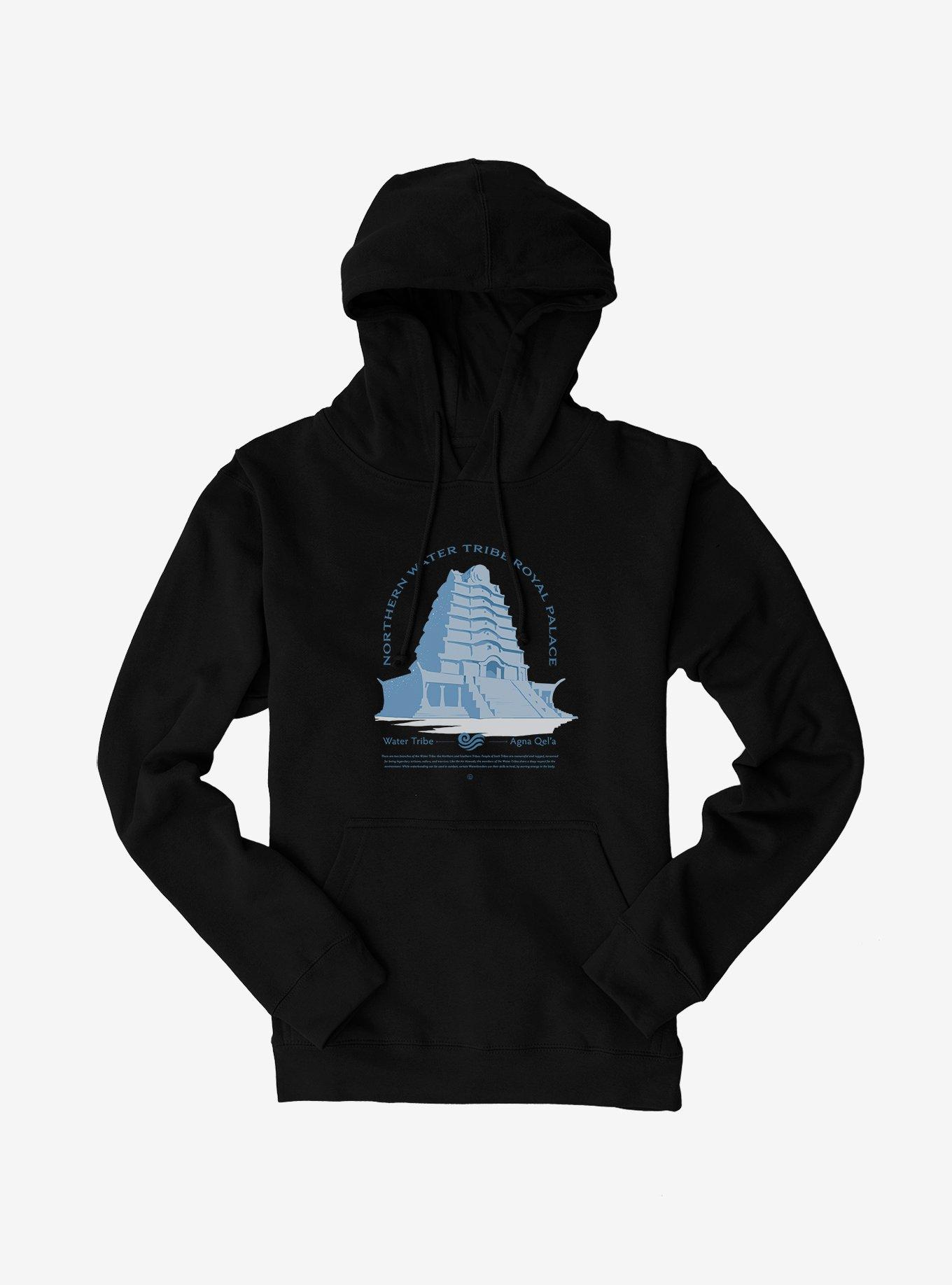 Avatar: The Last Airbender Northern Water Tribe Royal Palace Hoodie, BLACK, hi-res