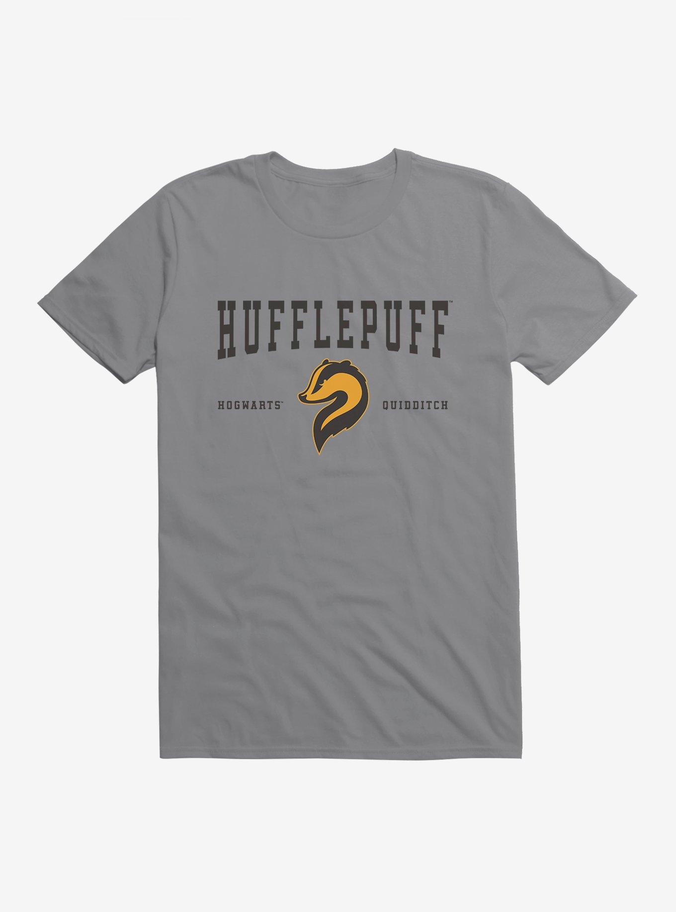 Harry Potter Hufflepuff Quidditch Symbol T-Shirt, STORM GREY, hi-res