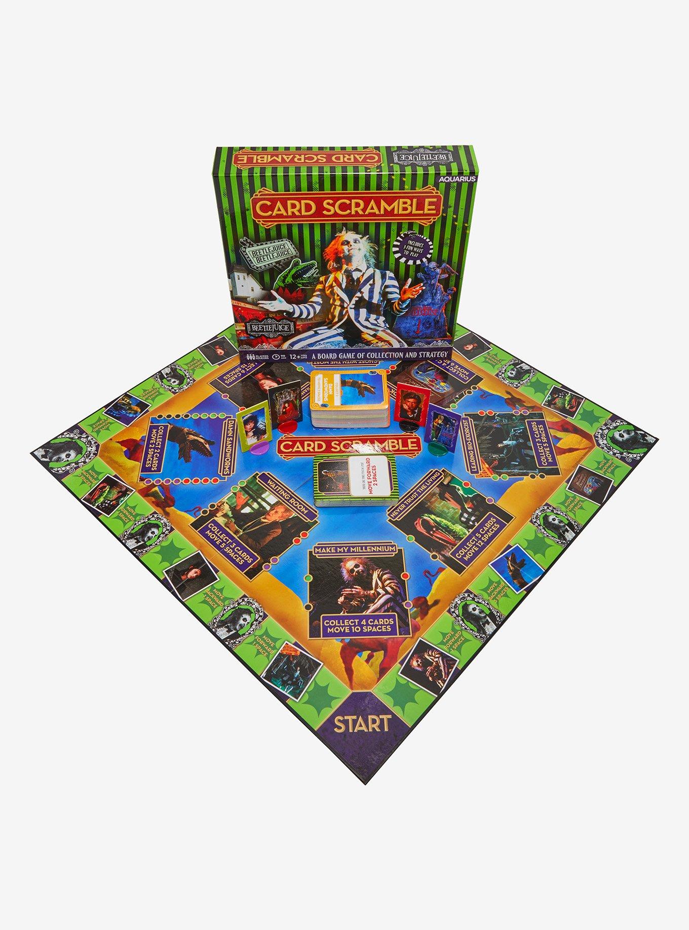 Beetlejuice Card Scramble Board Game, , hi-res