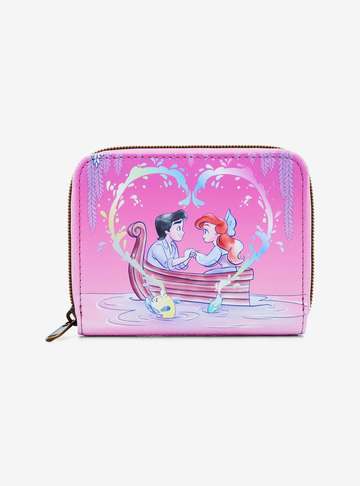 Loungefly Disney The Little Mermaid Kiss The Girl Mini Zipper Wallet, , hi-res