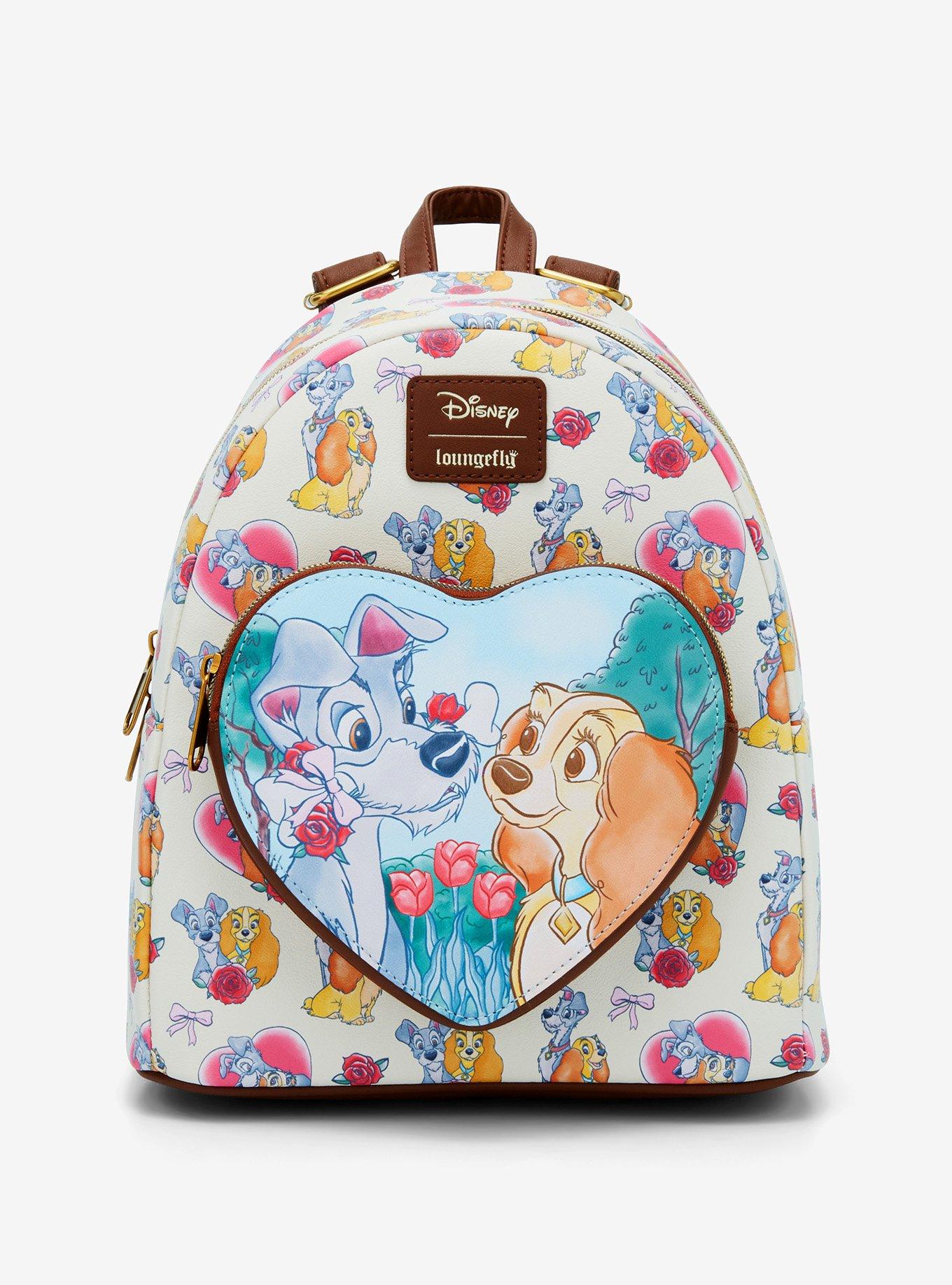 Loungefly Lady 2024 and the Tramp Mini Backpack Disney’s Bella Notte Italian Kiss NWT