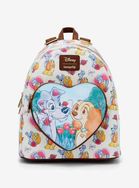Loungefly Disney Lady And The Tramp Hearts & Roses Mini  display picture 2