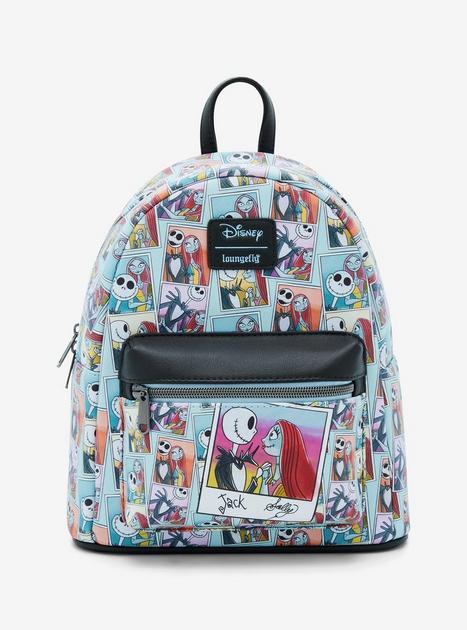 ★LAMINEZ★ Sally Mini Backpack Black Loungefly Disney The Nightmare Before Christmas Jack & Sally