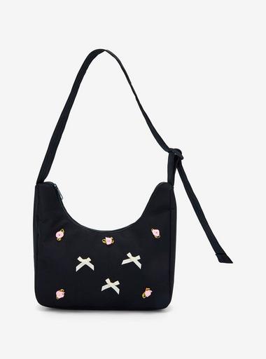 【ROSEFRANTZ】L RIBBON BIG SHOULDER BAG Roses & Ribbons Shoulder Bag | Hot Topic