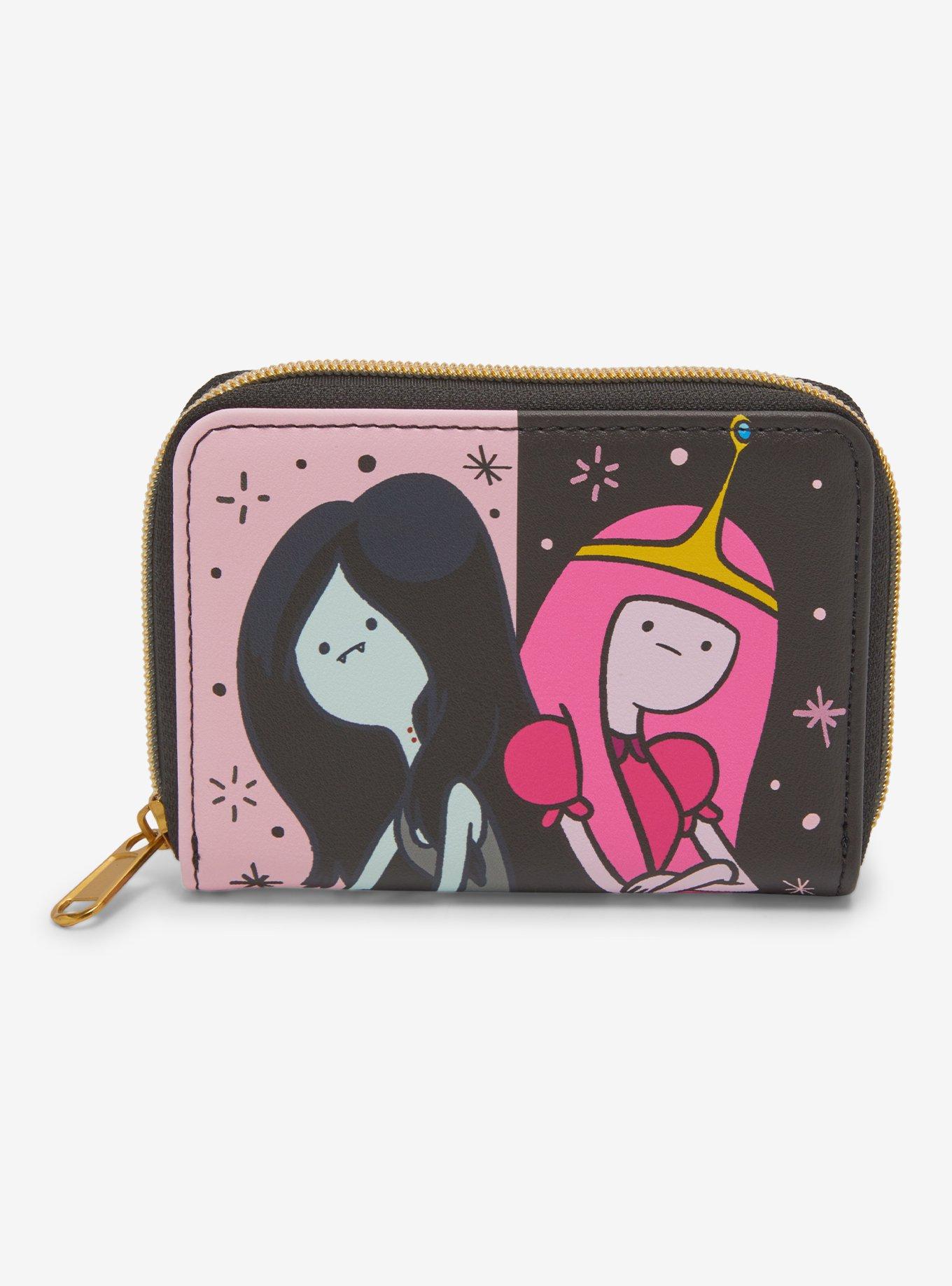 Loungefly Adventure Time Princess Bubblegum & Marceline Split Mini Zipper Wallet, , hi-res