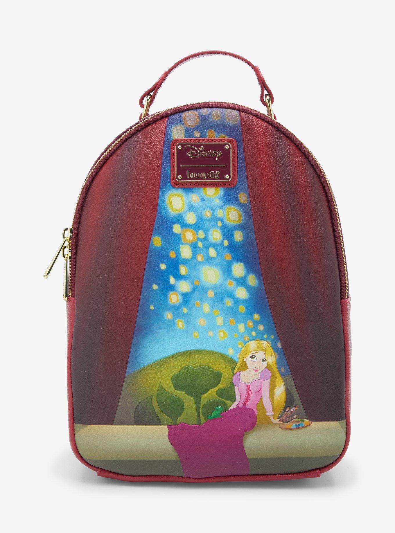 Loungefly Disney Princess Rapunzel Tangled Tower newest Scene Mini Backpack NWT