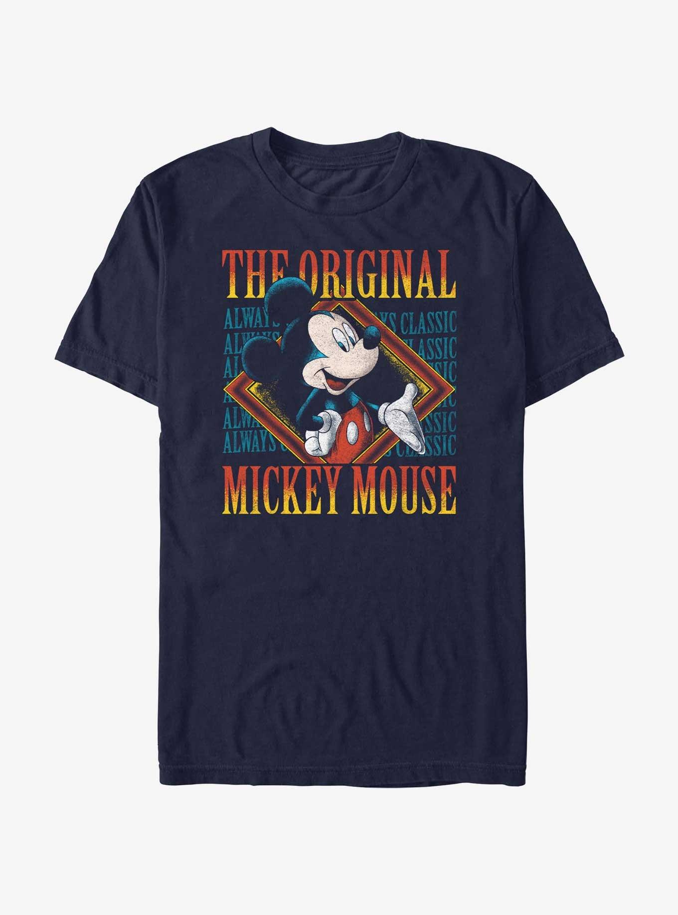 Disney Mickey Mouse Vintage Original Garment Dye T-Shirt, NAVY, hi-res