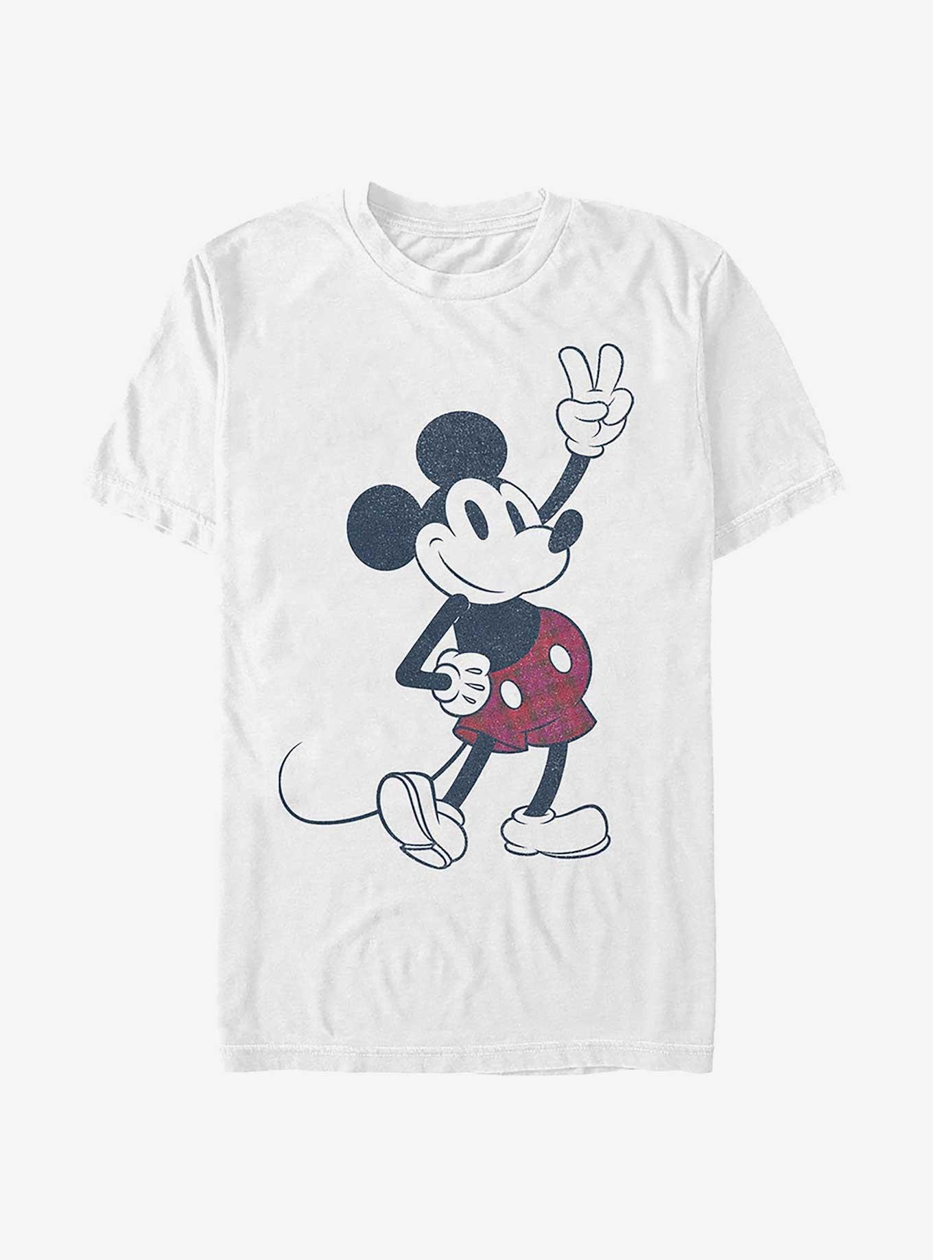 Disney Mickey Mouse Plaid Mickey Garment Dye T-Shirt, , hi-res