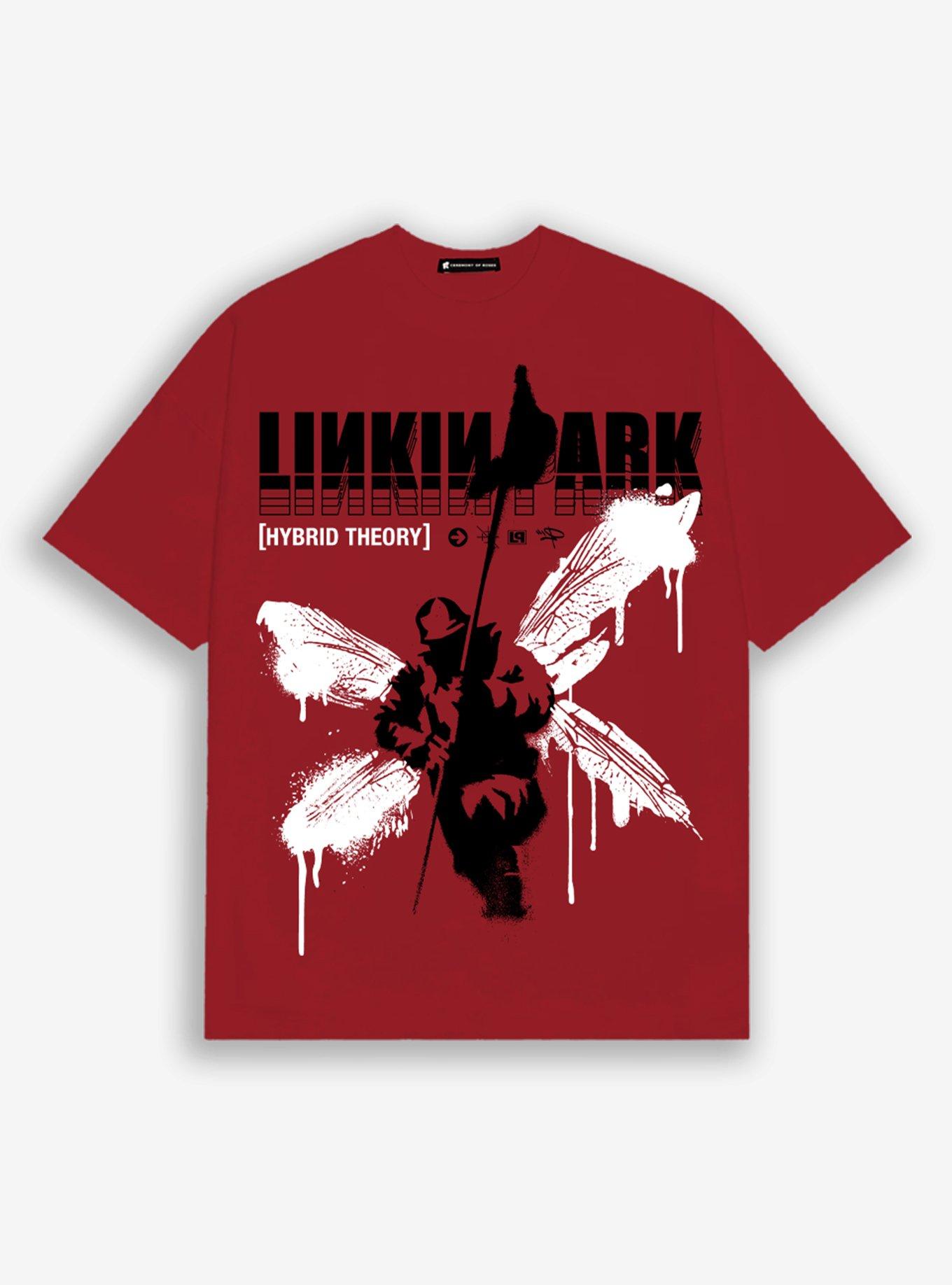 Linkin Park Hybrid Theory Boyfriend Fit Girls T-Shirt, , hi-res