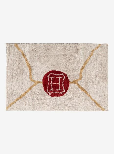 Harry Potter Hogwarts Letter Tufted Bath Rug | Hot Topic