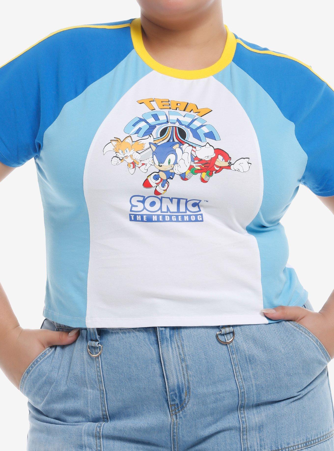 Sonic The Hedgehog Team Sonic Color-Block Baby T-Shirt Plus Size, , hi-res