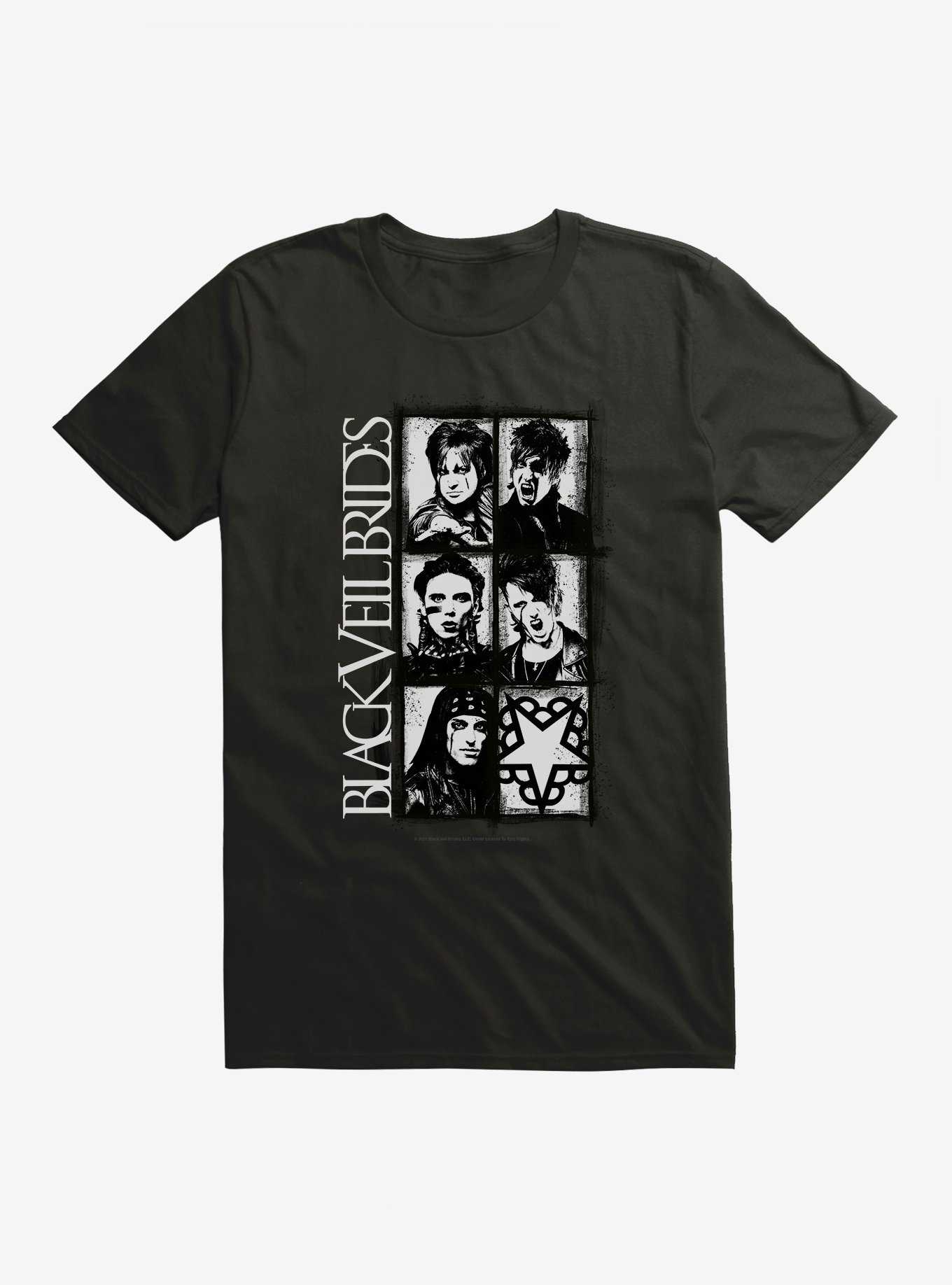Black Veil Brides Band Portrait T-Shirt, , hi-res
