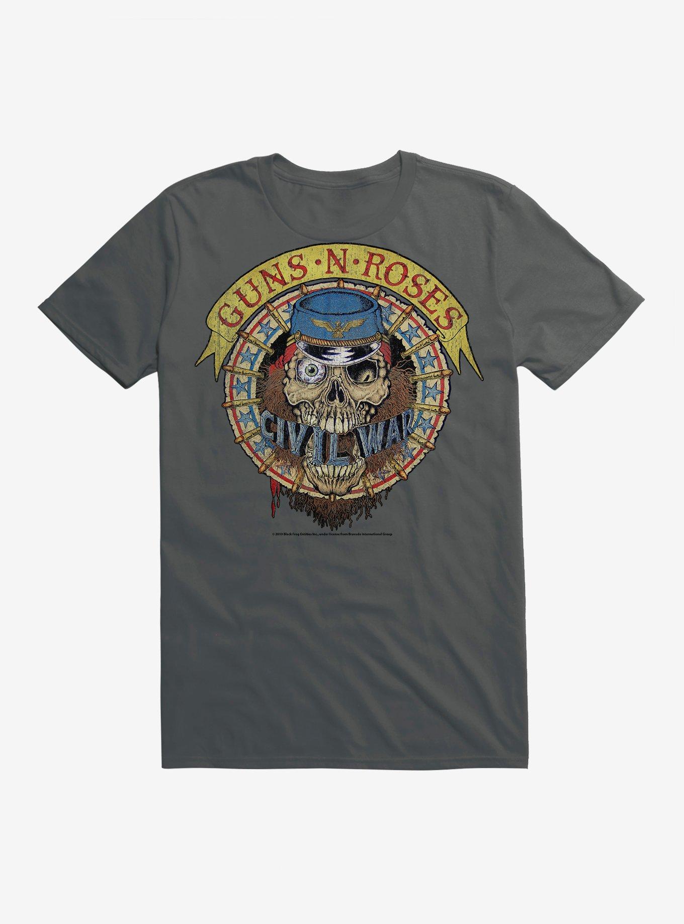 Guns N' Roses Civil War T-Shirt, CHARCOAL, hi-res