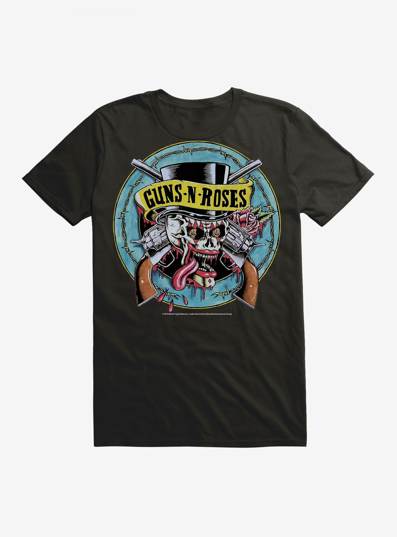 Guns N' Roses Suicide Skull T-Shirt, , hi-res