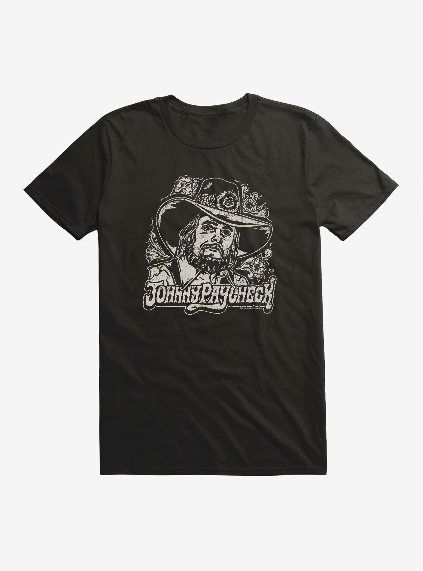 Johnny Paycheck T-Shirt, BLACK, hi-res