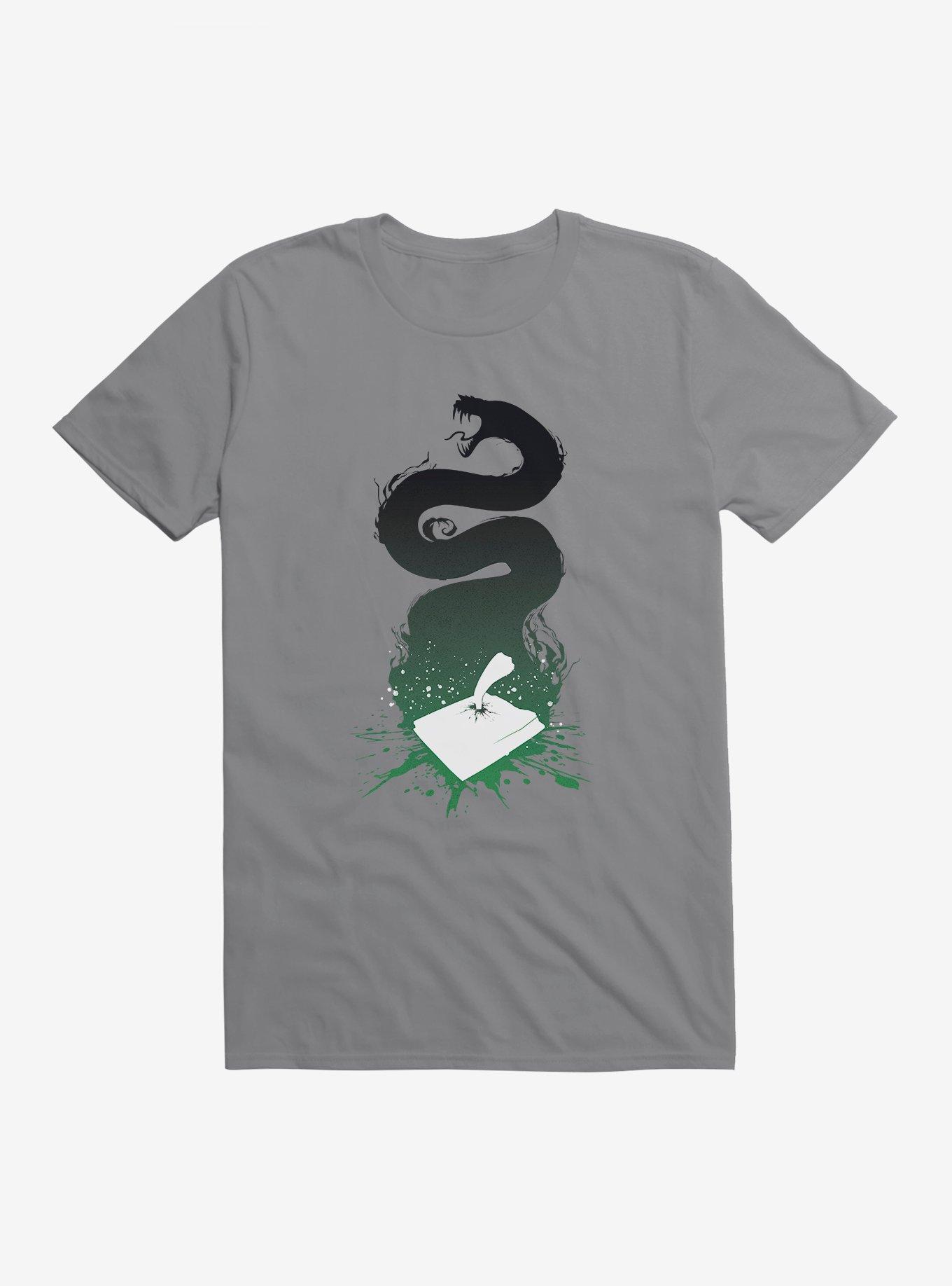 Harry Potter Slytherin Serpent Paint T-Shirt, STORM GREY, hi-res