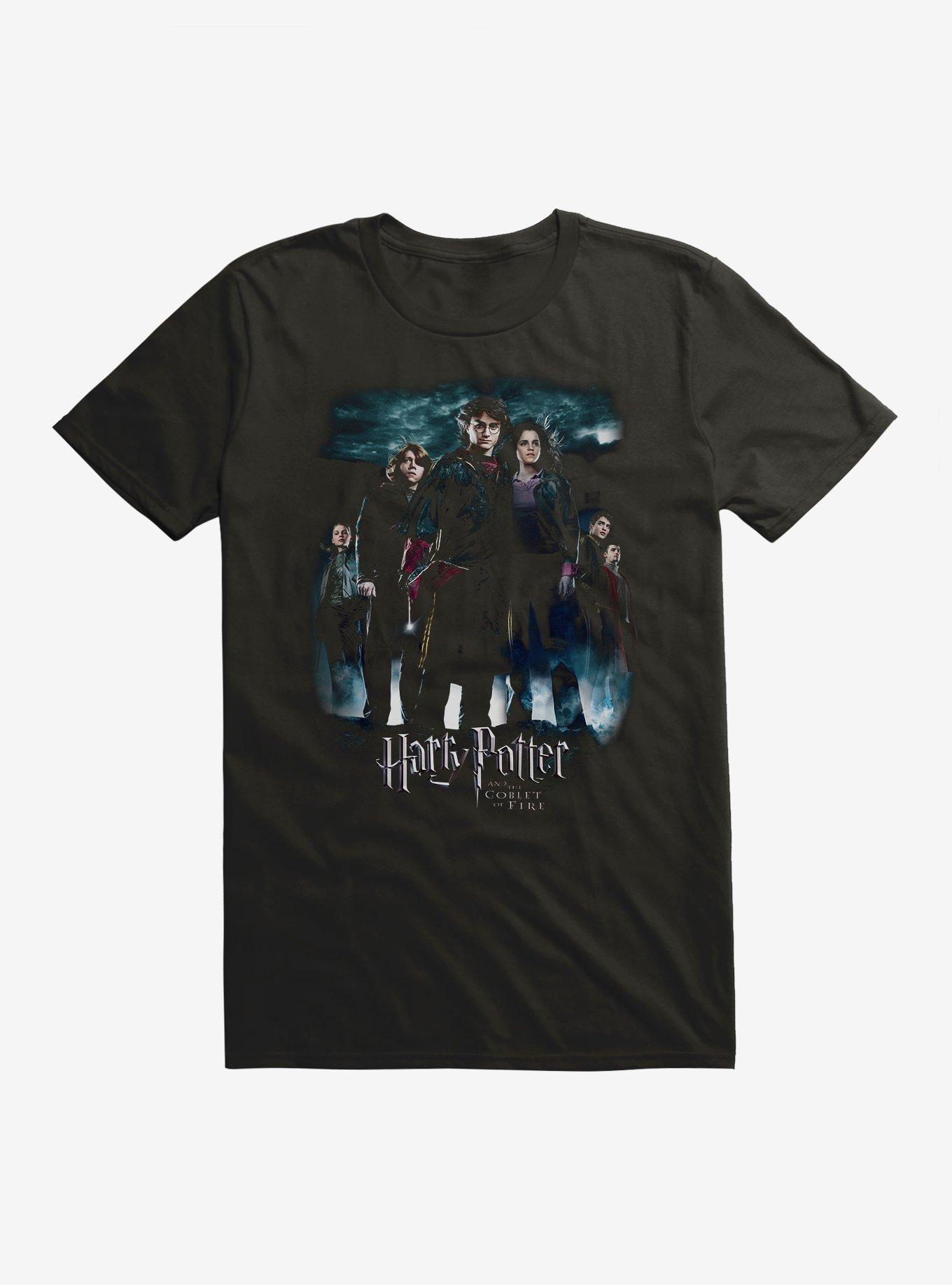 Harry Potter Goblet of Fire Movie Poster T-Shirt, BLACK, hi-res