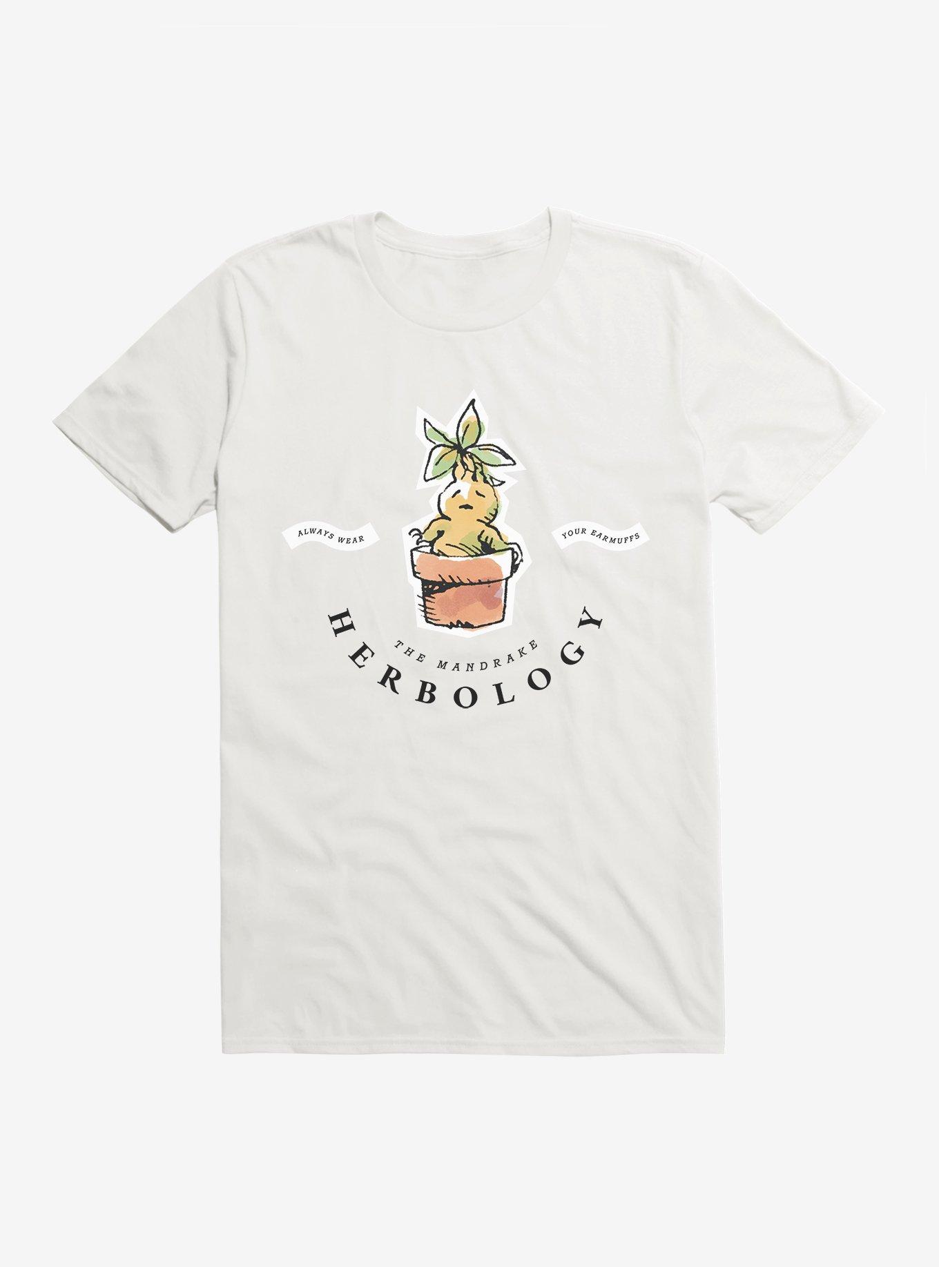 Harry Potter Watercolor Herbology Mandrake T-Shirt