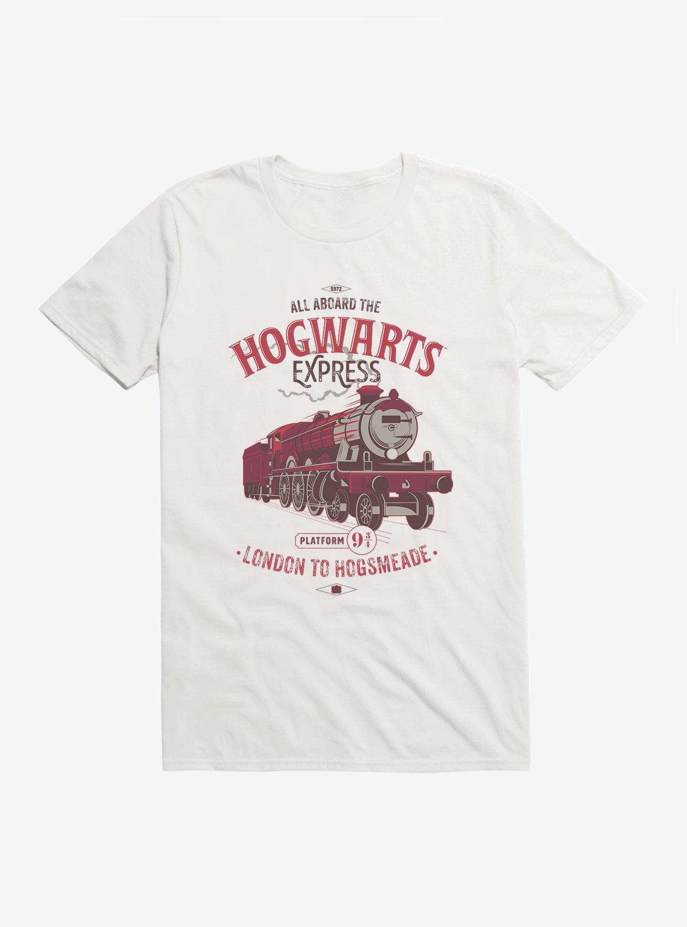 Harry Potter Maglietta Bambino - Binario 9 3/4 - Hogwarts Express - Cotone Rosso - Licenza Ufficiale