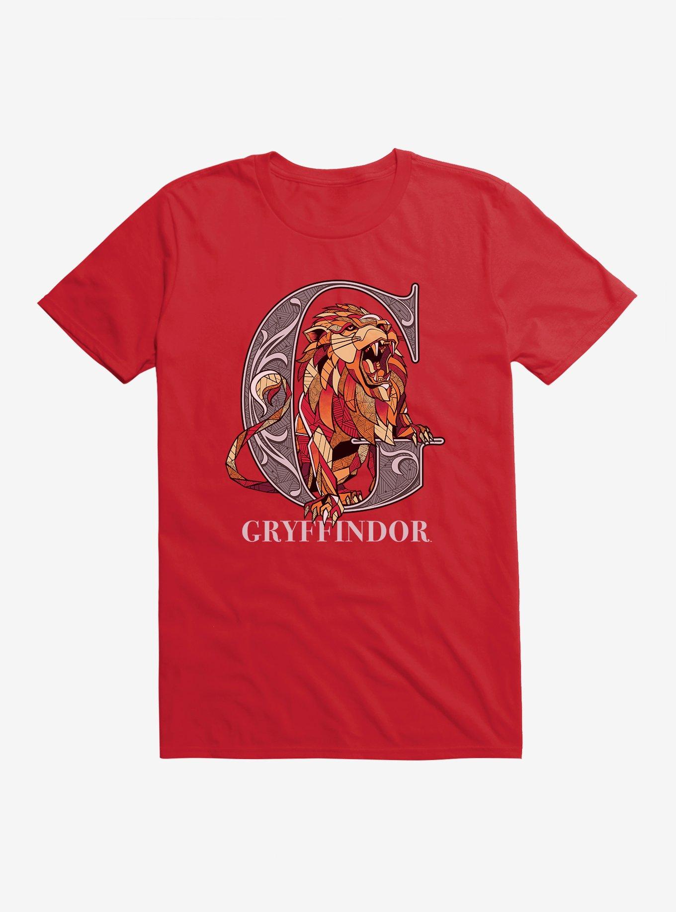 Harry Potter Gryffindor Classic Geometric Letter T-Shirt