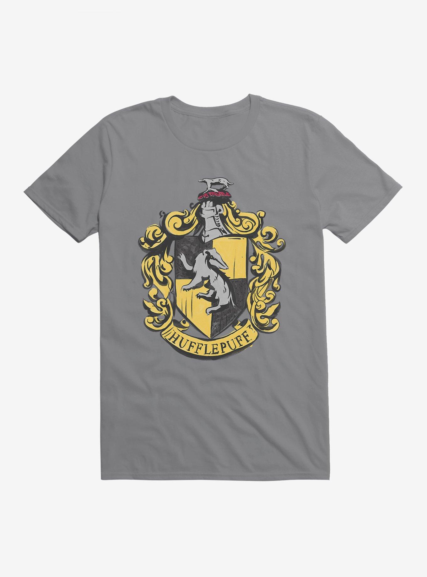 Harry Potter Hufflepuff Shield T-Shirt, STORM GREY, hi-res