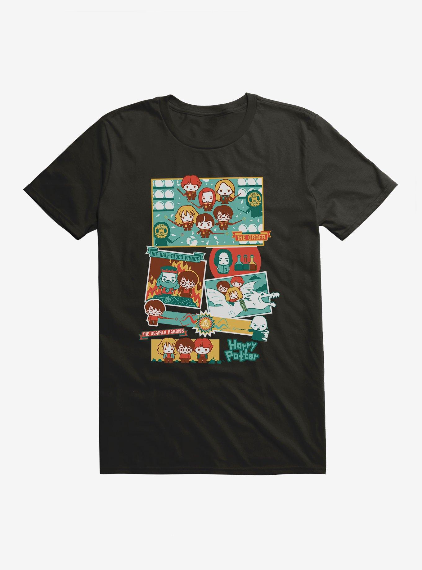 Harry Potter Comic Style Last Four Films T-Shirt, , hi-res