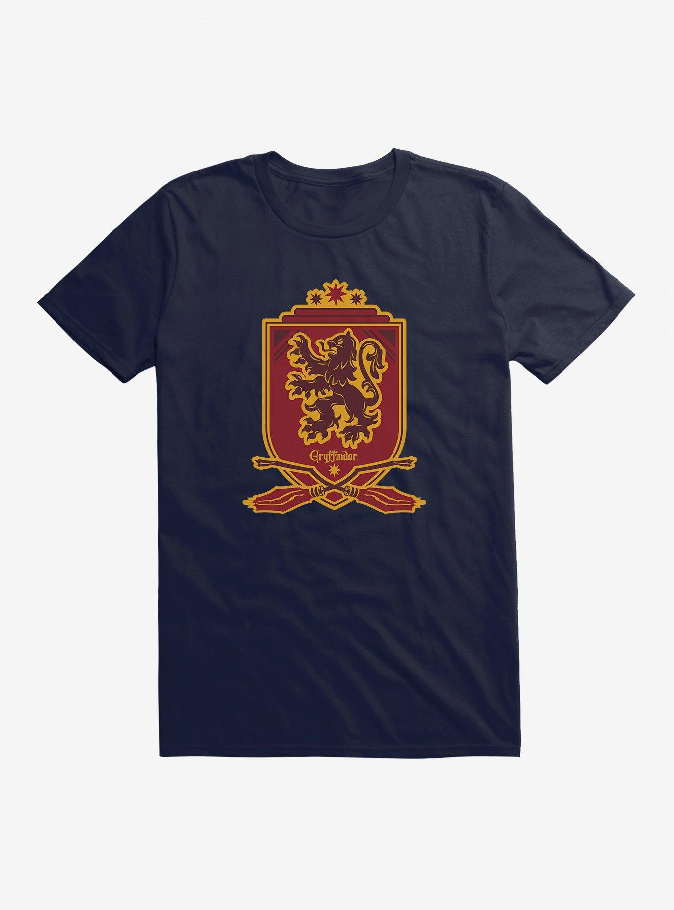 Harry Potter Gryffindor Quidditch Crest T-Shirt, NAVY, hi-res