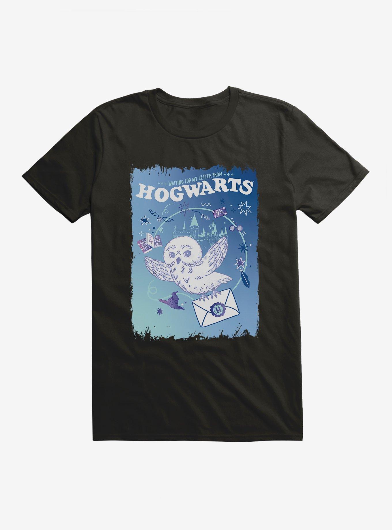 Harry Potter Hedwig Hogwarts T-Shirt, BLACK, hi-res