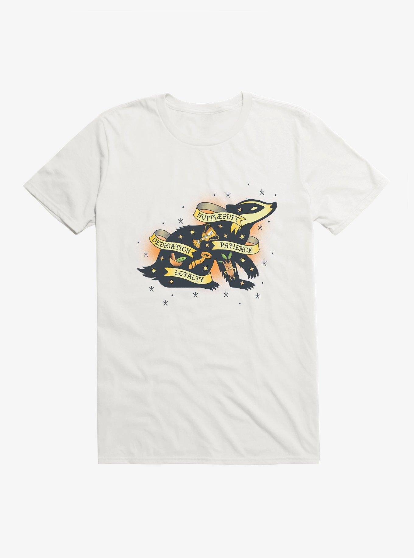 Harry Potter Hufflepuff Traits T-Shirt, WHITE, hi-res