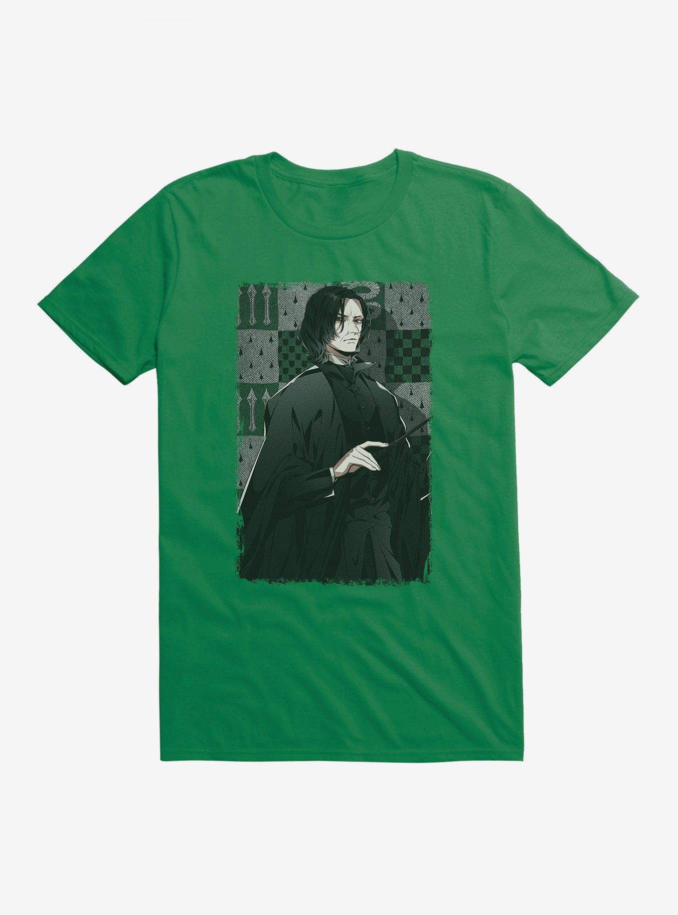 Harry Potter Snape Anime Style T-Shirt, IRISH GREEN, hi-res