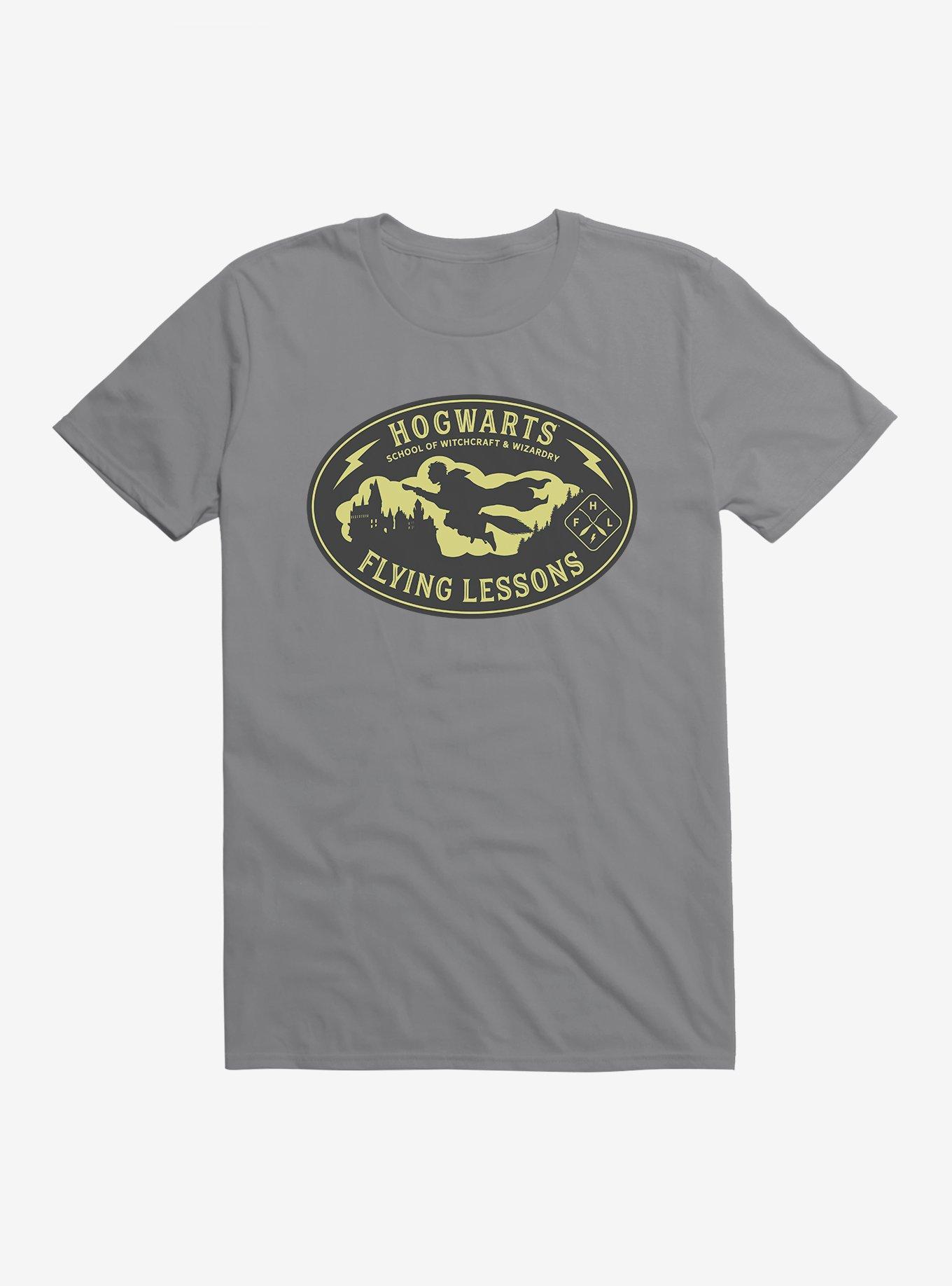 Harry Potter Hogwarts Flying Lessons T-Shirt, STORM GREY, hi-res