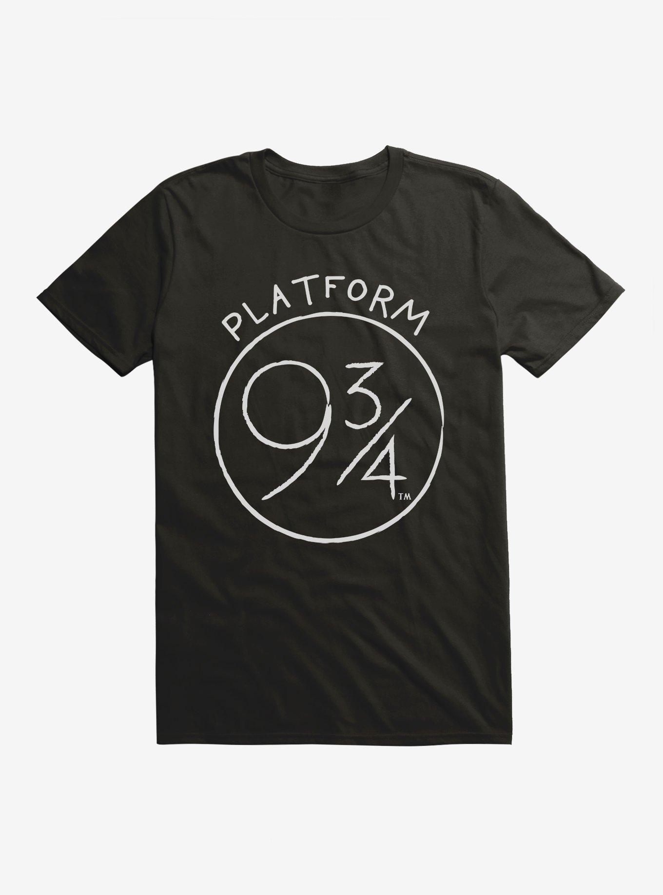 Harry Potter Platform 9 3/4 Sketch T-Shirt, BLACK, hi-res