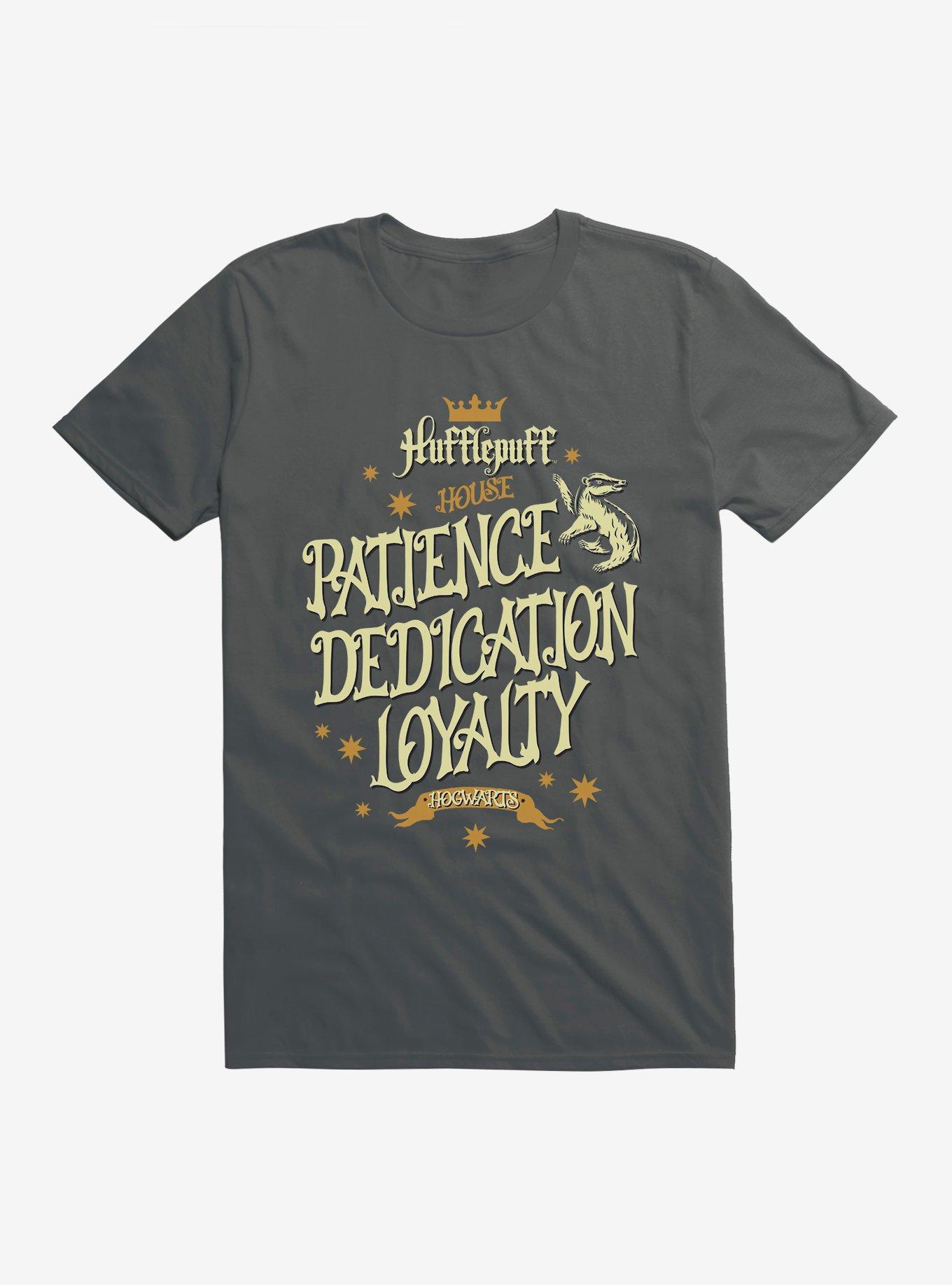 Harry Potter Hufflepuff Traits T-Shirt, CHARCOAL, hi-res