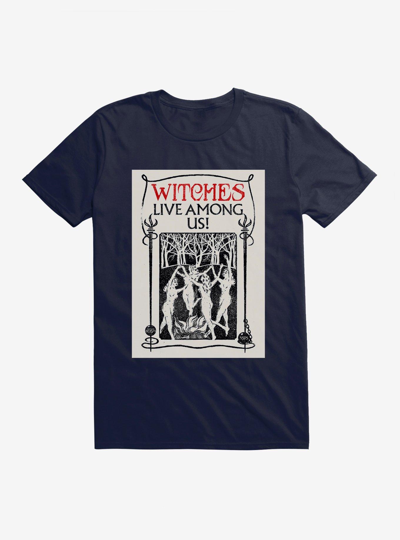 Fantastic Beasts Witches Live Among Us T-Shirt, , hi-res