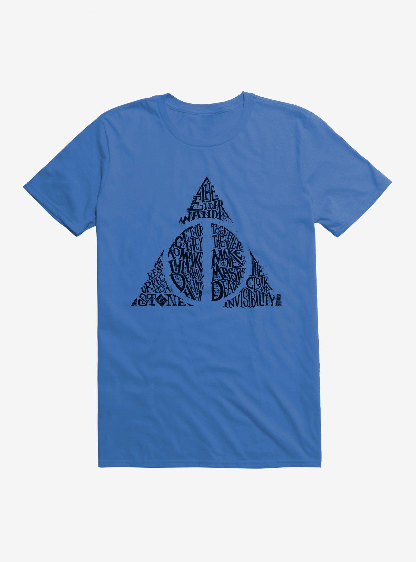 Harry Potter Deathly Hallows Script T-Shirt, , hi-res