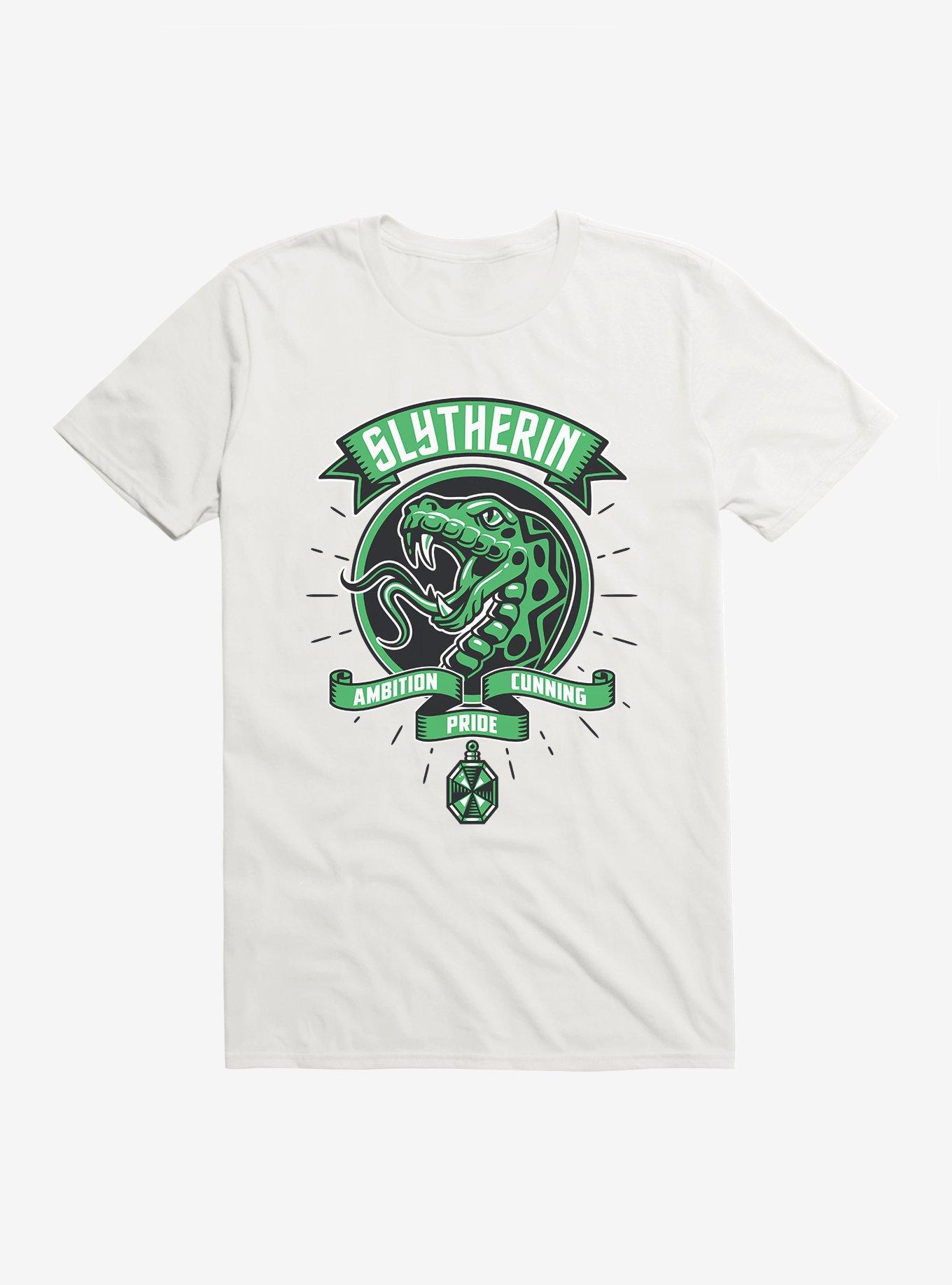 Harry Potter Slytherin House Patch Art T-Shirt