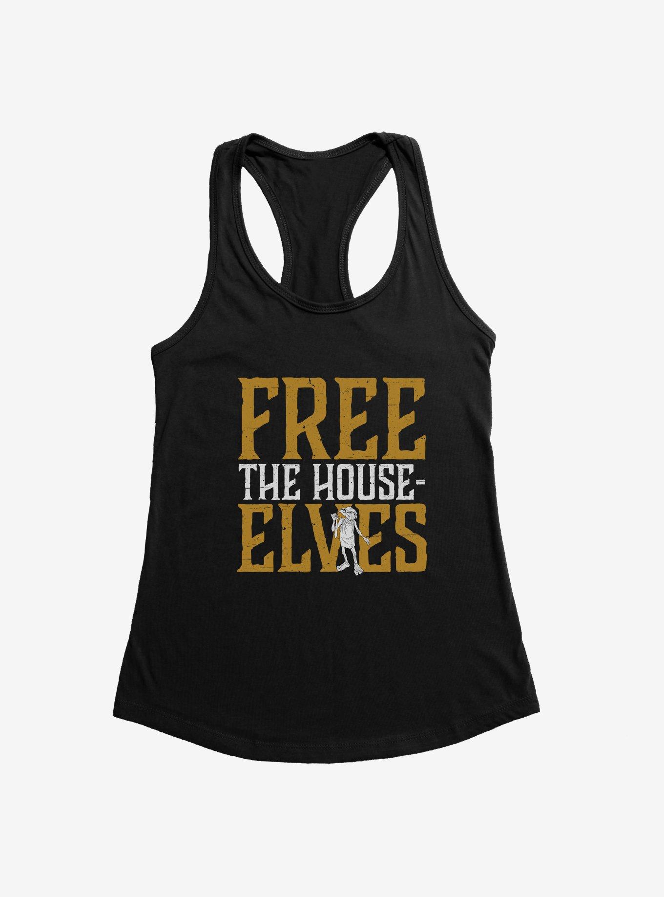 Harry Potter Free The House Elves Womens Tank, BLACK, hi-res