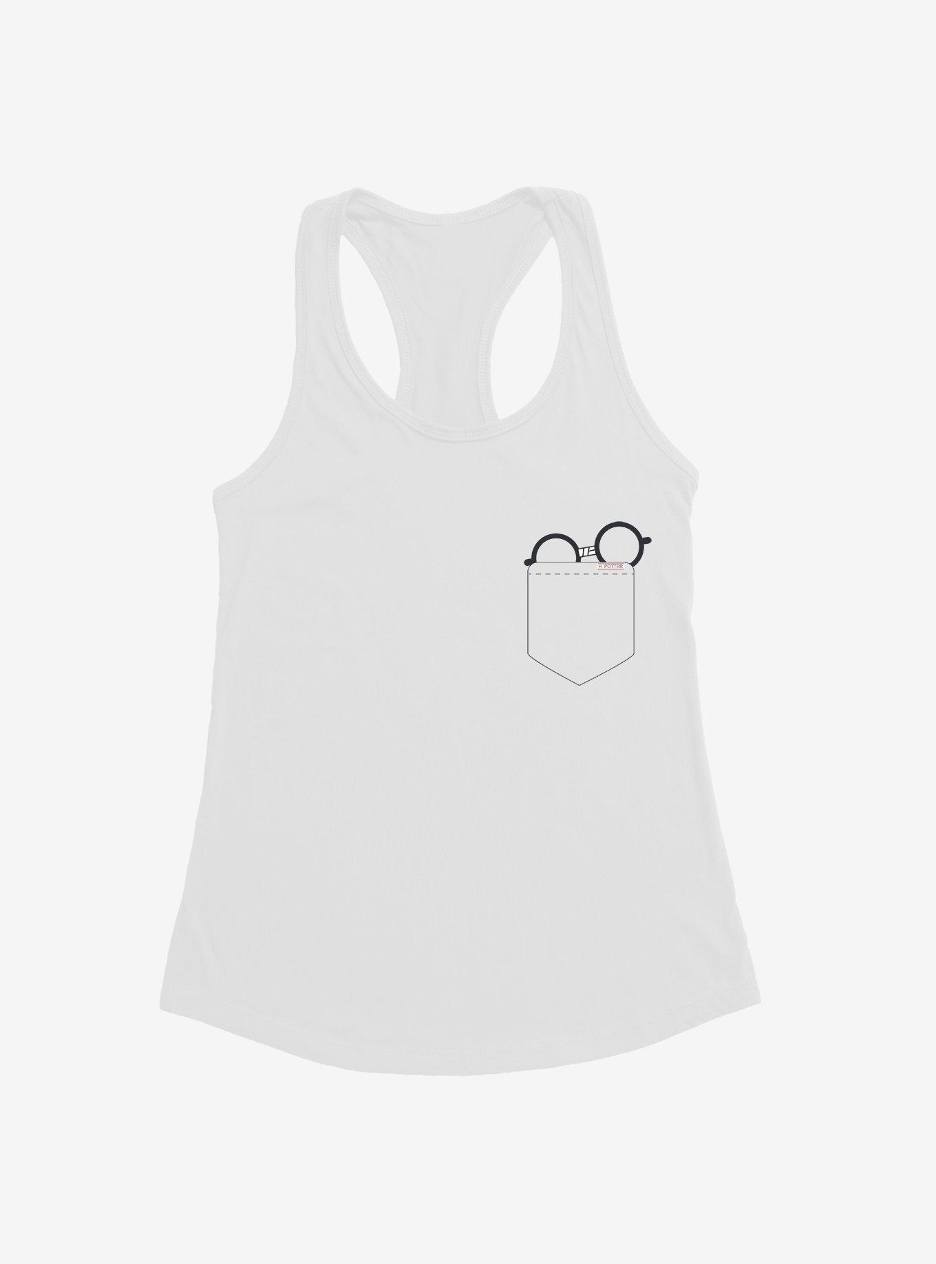 Harry Potter Glasses Faux Pocket Womens Tank, , hi-res