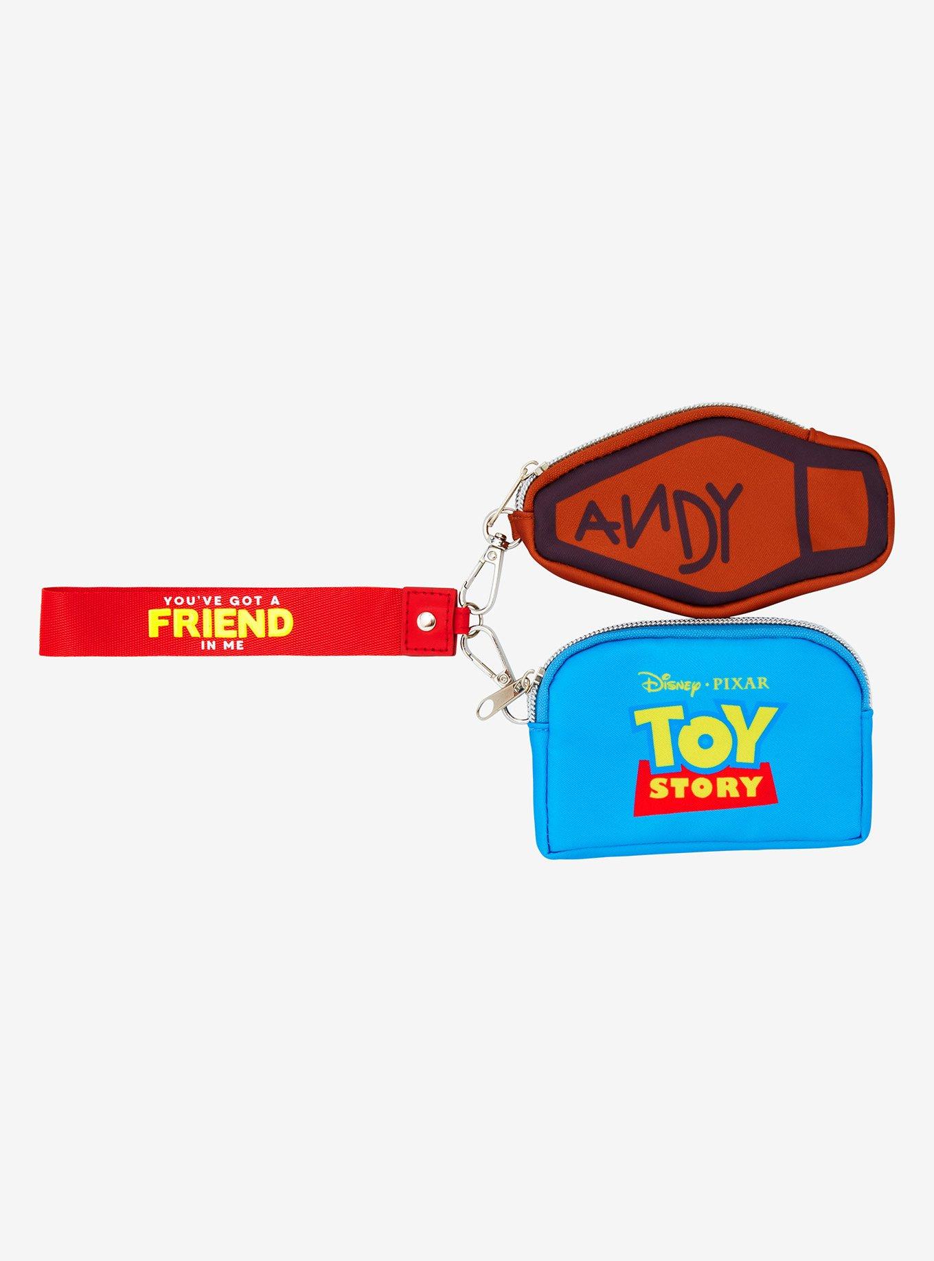 限定値下げ！Toy Storyヴィンテージ ブランケット Pixar レア Disney Pixar Toy Story Woody's Boot & Logo Coin Purse Wristlet Set