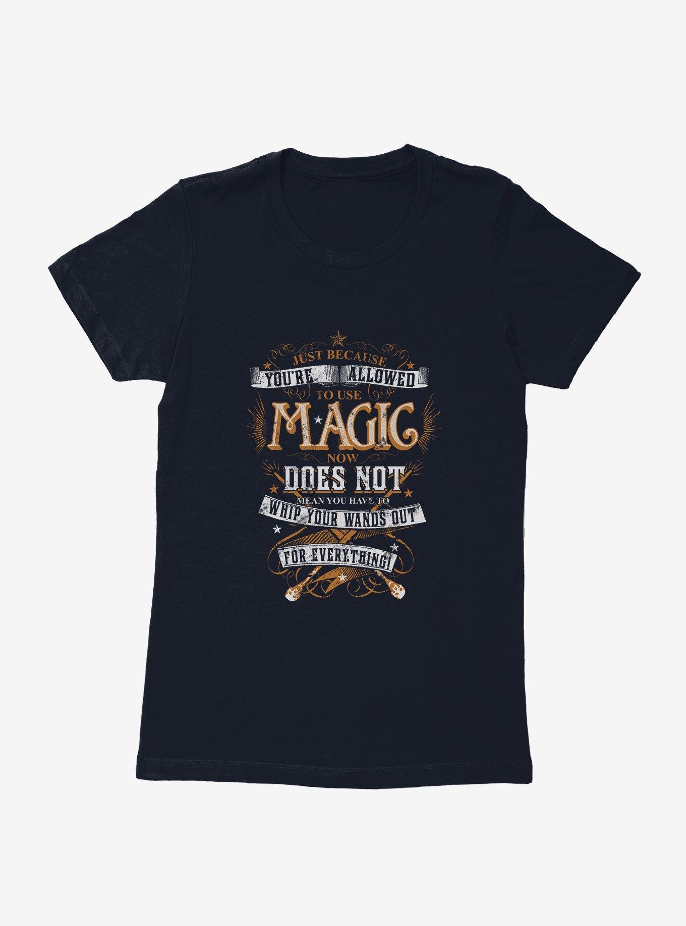 Harry Potter Wands Out Quote Womens T-Shirt, , hi-res