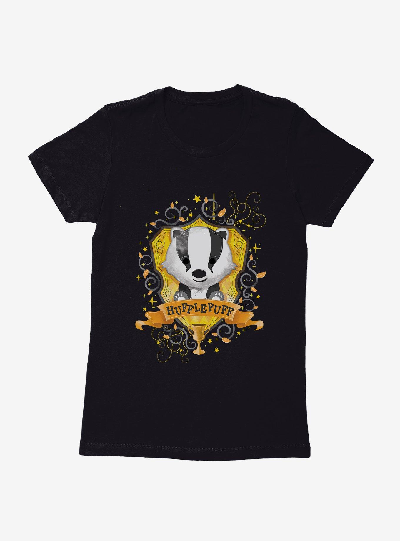 Harry Potter Hufflepuff Graphic Gold Cup Womens T-Shirt?