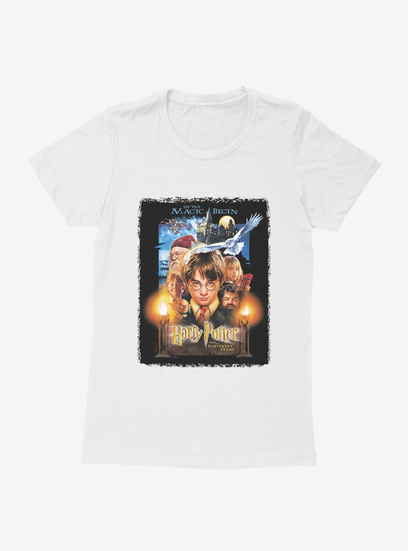 Harry Potter and the Sorcerer's Stone Movie Poster Womens T-Shirt, , hi-res