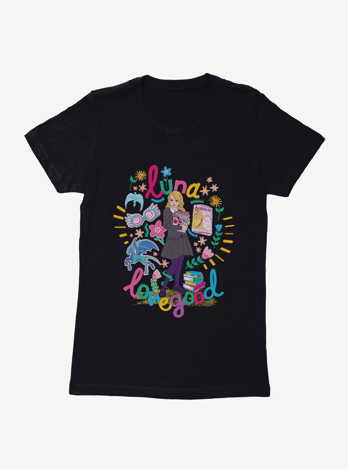 Harry Potter Luna Lovegood Doodle Art Womens T-Shirt, , hi-res