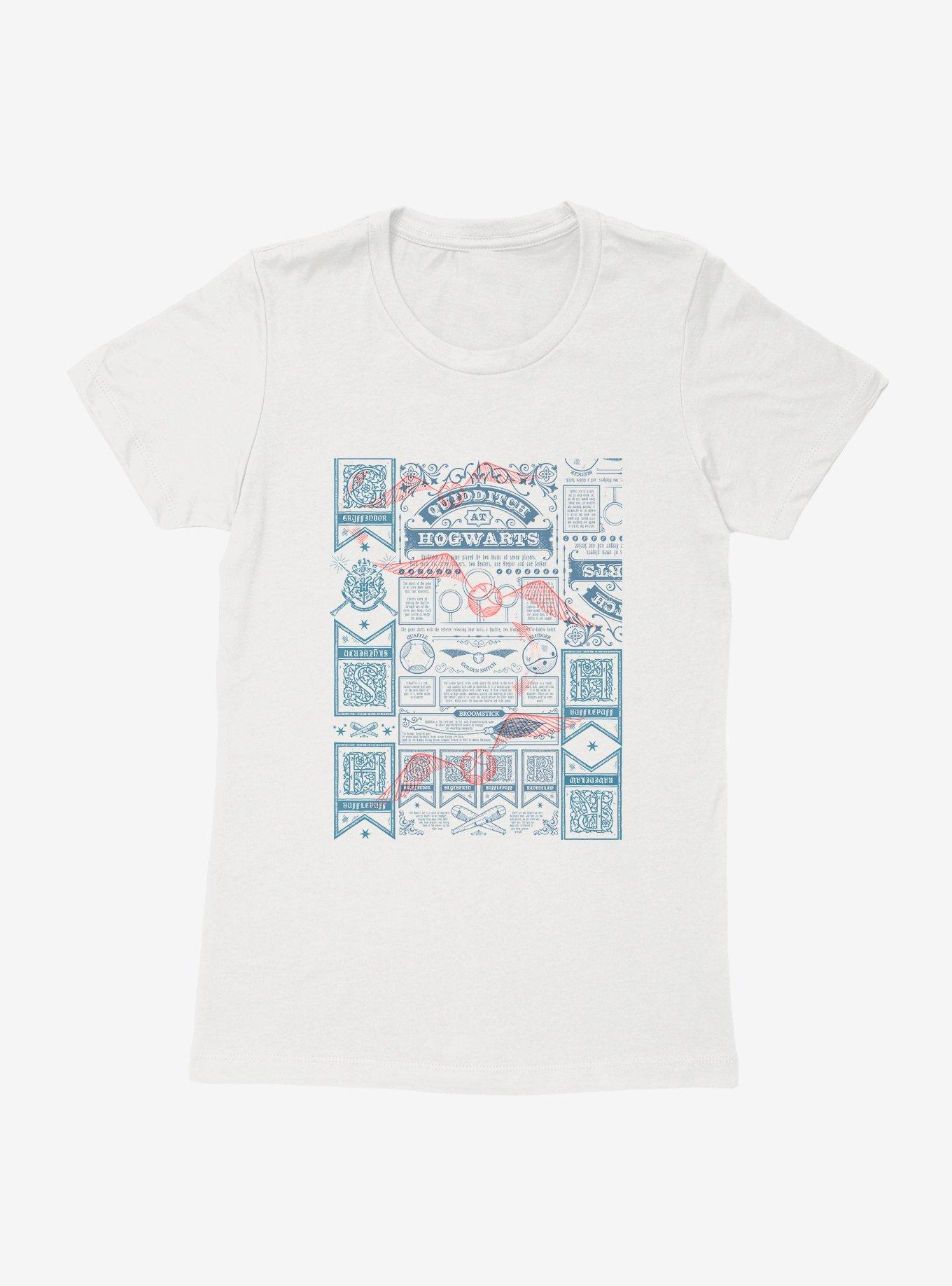 Harry Potter Hogwarts Quidditch Collage Womens T-Shirt, , hi-res