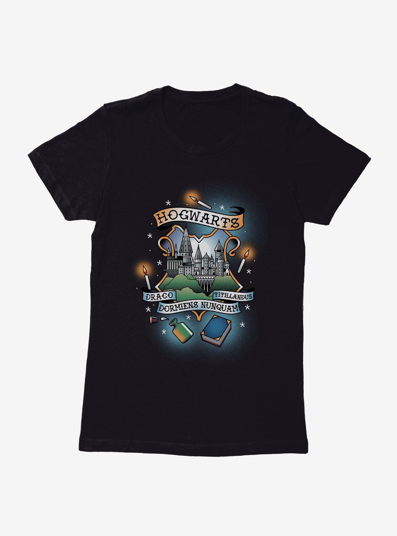 Harry Potter Hogwarts Motto Womens T-Shirt, , hi-res