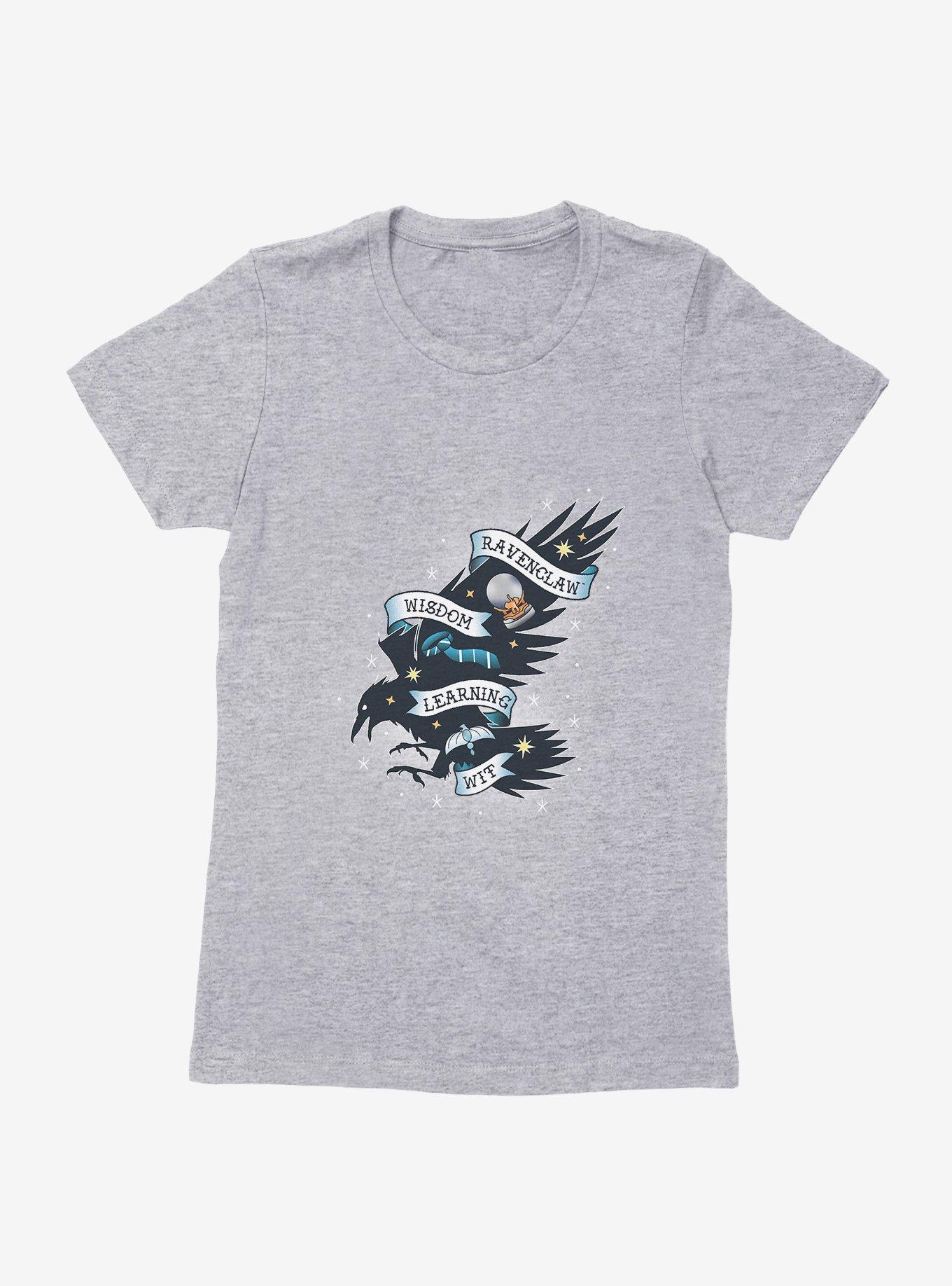 Harry Potter Ravenclaw Traits Womens T-Shirt, HEATHER GREY, hi-res