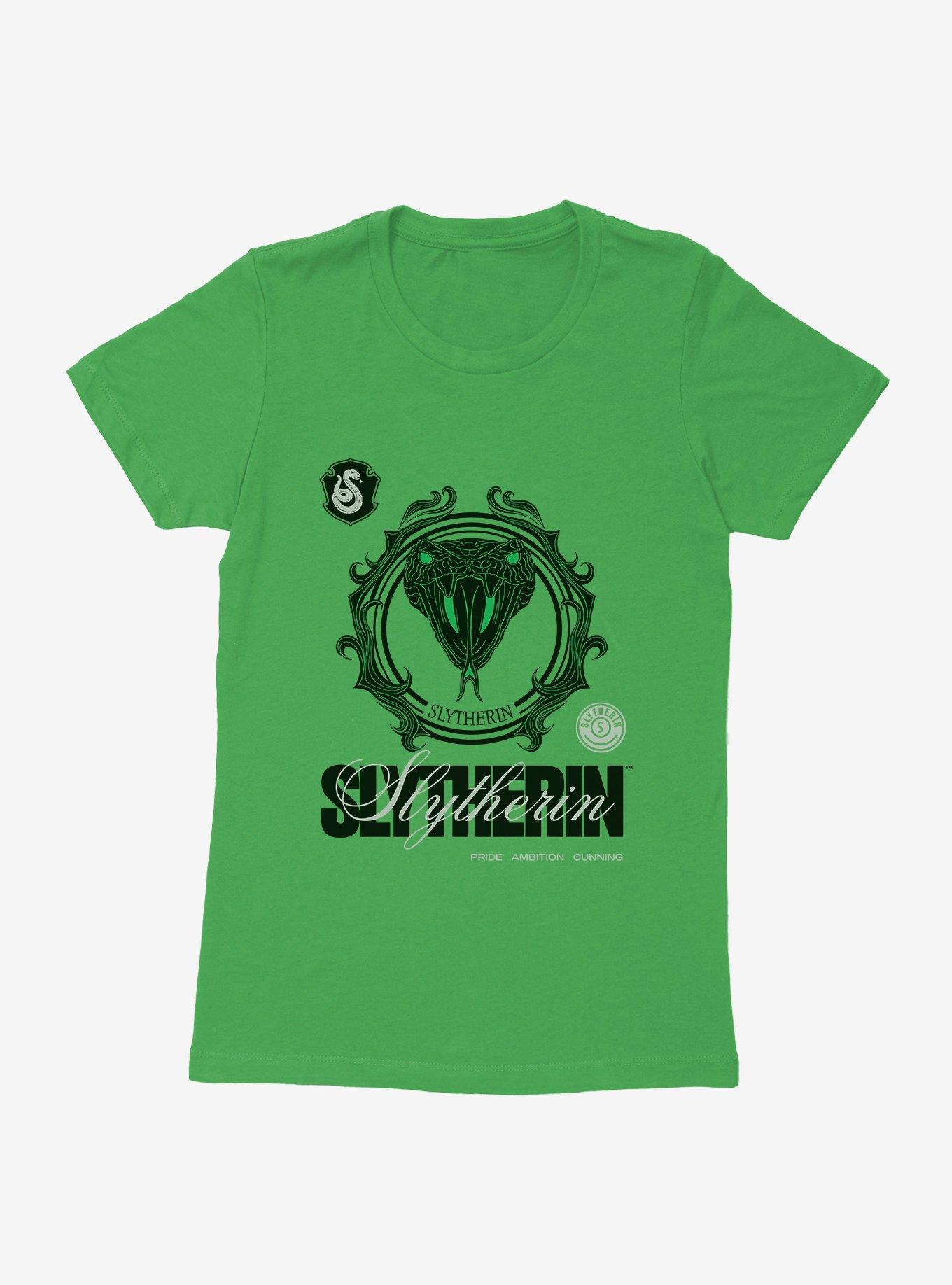 Harry Potter Slytherin Seal Motto Womens T-Shirt