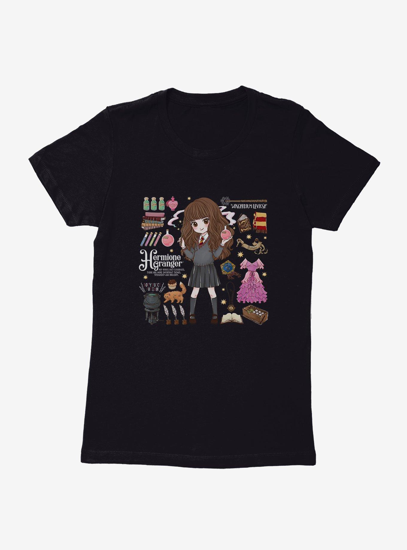 Harry Potter Hermione Potion Icons Womens T-Shirt, BLACK, hi-res