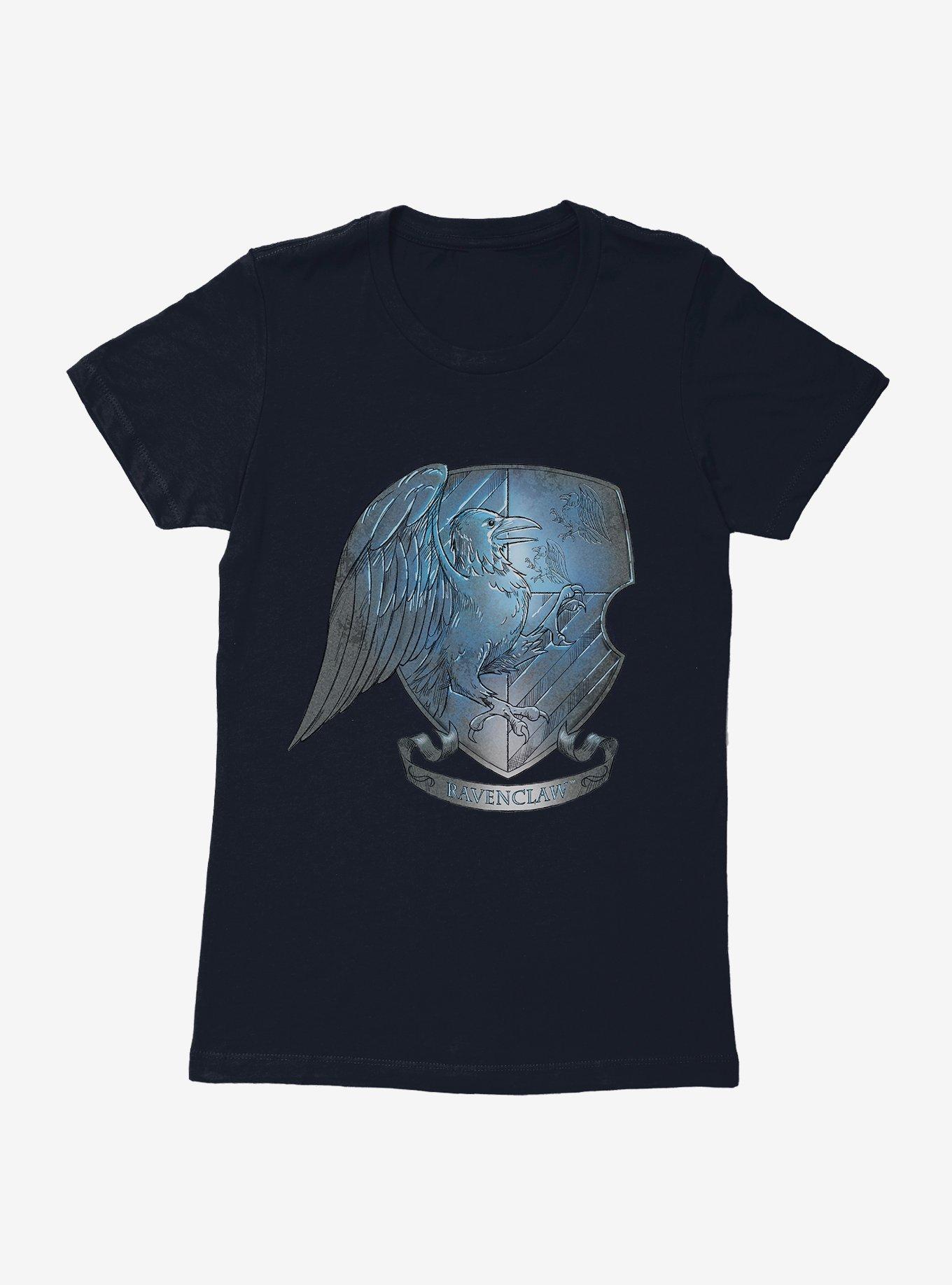 Harry Potter Ravenclaw Crest Illustrated Womens T-Shirt, MIDNIGHT NAVY, hi-res