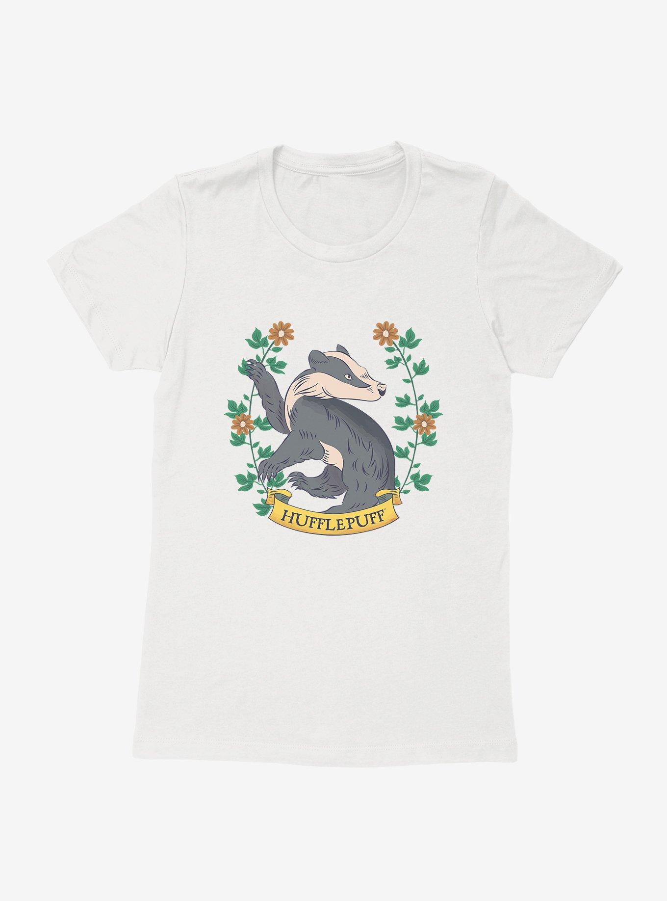 Harry Potter Hufflepuff Womens T-Shirt, WHITE, hi-res